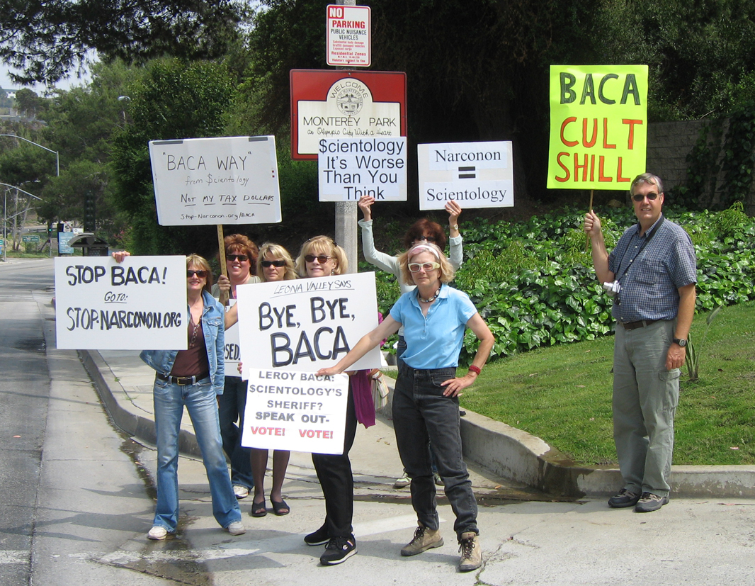 Protest against LA Sheriff Baca