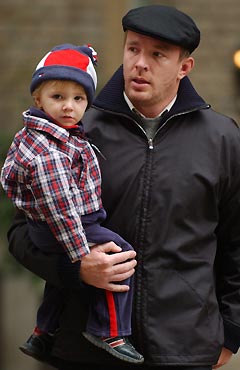 Guy Ritchie with Rocco